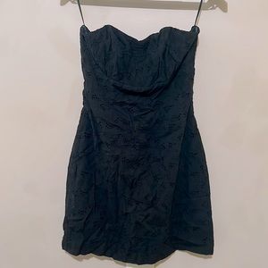 Black mini dress